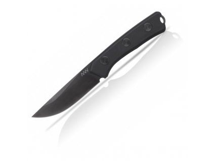 ACTA NON VERBA P200, Black, Cerakote/Plain Edge, Leather