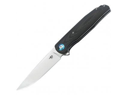 Bestech Knives Ascot Satin D2 Black Carbon G10 KG19A