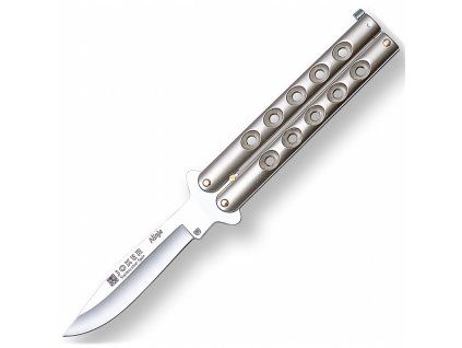 Joker knife motýlek ostrý Abanico Ninja