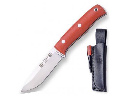 Joker Lynx, 10 cm leather pouch s křesadlem, micarta