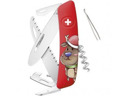 Swiza swiss folding knife J06 Junior Christmas Reindeer