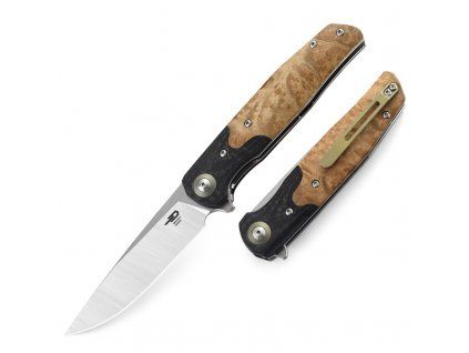 Bestech Knives Ascot Light Burl Wood