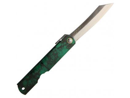 Higonokami Blue Paper Steel Jade