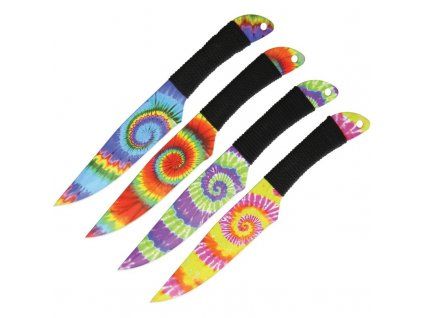 Vrhací nože Tie Dye