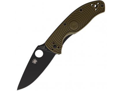 Spyderco Tenacious FRN ODGreen LightWeight PlainEdge Black