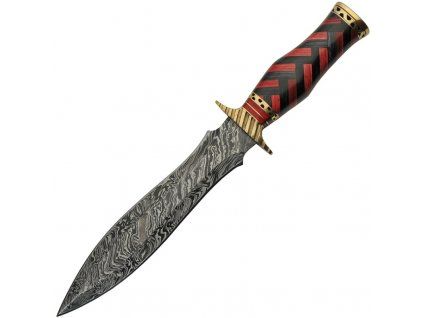 Damascus Braided Wood Dagger