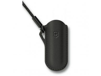 Victorinox leather pouch with lanyard Dark Illusion