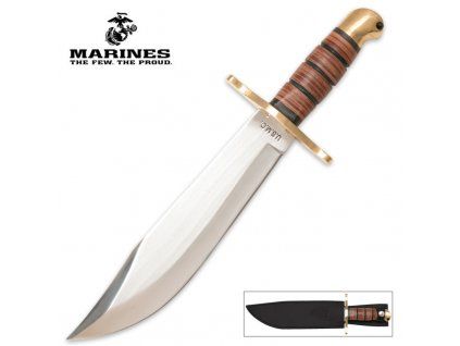 United Cutlery USMC Jungle Bowie Knife And Sheath