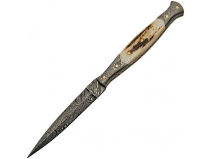 Damascus Slim Fixed Blade