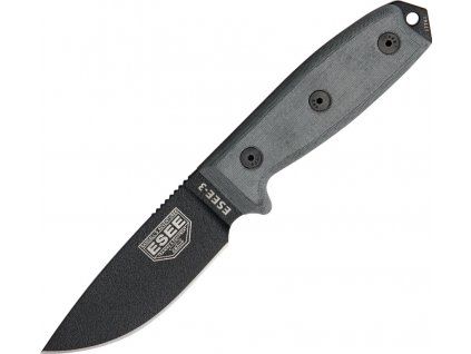 ESEE Plain Black Model 3 Sheath Black with MOLLE