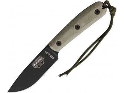 ESEE Plain Black Model 4 Modified Handle Sheath Leather