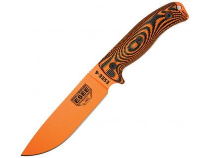 ESEE Model 6 3D Orange Sheath Black