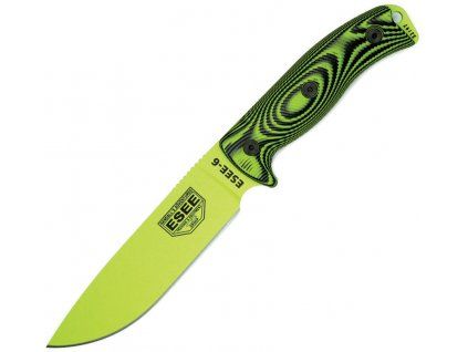 ESEE Model 6 3D Plane Venom Green Sheath Black