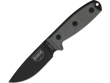 ESEE Plain Std Black Model 3 Sheath Coyote Brown