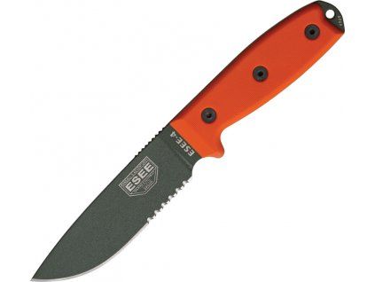 ESEE Serrated OD Green Model 4 Orange G10