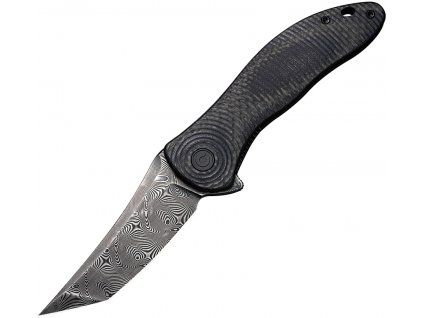 Civivi Synergy3 Damascus Tanto Black G10 C20075B-DS1