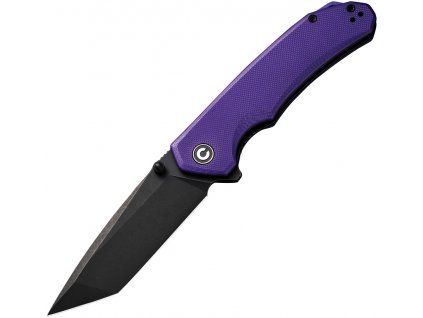 Civivi Brazen Black Stonewash Tanto Purple G10 C2023D
