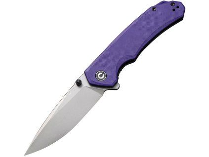 Civivi Brazen Stonewash Drop Point Purple G10 C2102A