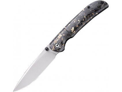 Civivi Imperium Stonewash Gold Carbon