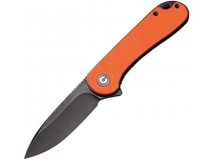 Civivi Elementum Black Stonewash Orange G10 C907Y