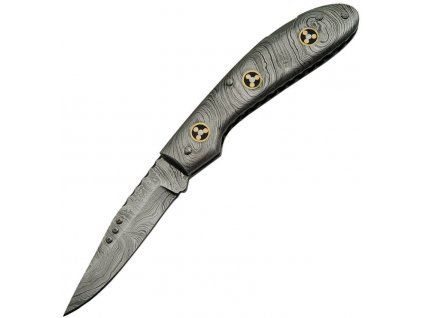 Damascus Mosaic Pins Lockback