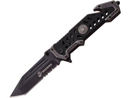 US Marines Linerlock A/O Black
