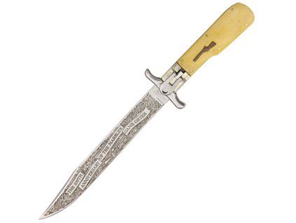 Marbles Folding Bowie White Smooth Bone