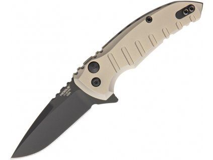 Hogue X1-MicroFlip Black Drop Point Dark Earth Aluminum