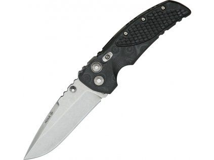 Hogue EX-01 Manual Drop Point Black Camo G10