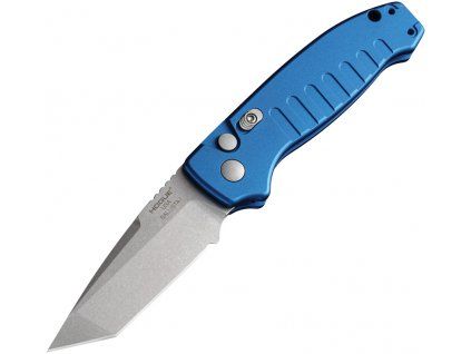 Hogue Auto Ballista Tanto Button Lock Blue