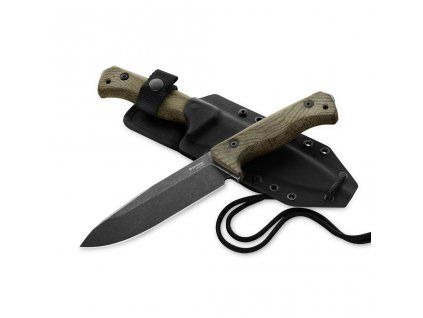 lionsteel t6 green canvas old black blade cpm 3v