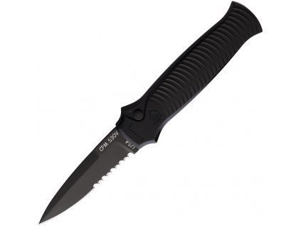 Piranha Knives Auto Bodyguard Button Lock Black Combo