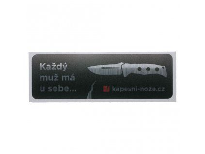 badge funny knife vtipna samolepka nalepka nuz muz 11cm