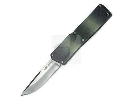 lightning otf green satin finished blade