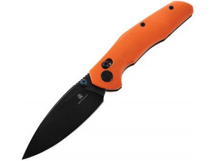 Bestech Knives Ronan Black Stonewash Sandvik Orange G10 KMK02H