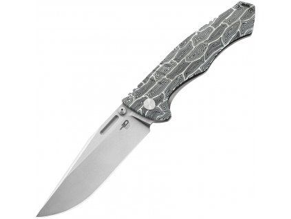 Bestech Knives Keen II Stonewash Black White G10