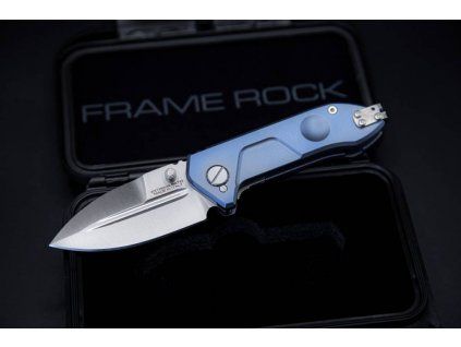 extrema ratio frame rock titan blue satin