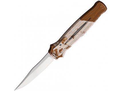 Piranha Knives Auto Rated-R OTF Mirror Camo