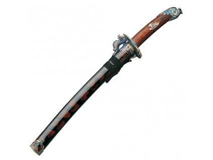 Gladius Wakizashi Shimazu Wood Handle Red