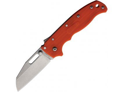 Demko AD20.5 AUS10A Stonewash SharkFoot Red Grivory