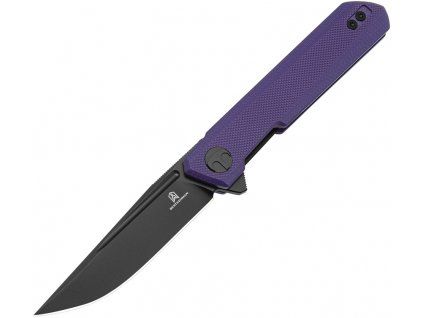 Bestechman Mini Dundee Black D2 Purple G10 KMK03J