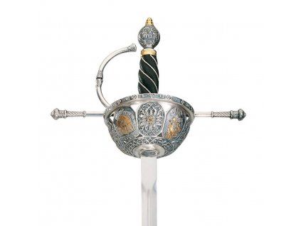 0101977 gladius replica spada cazoleta decorata