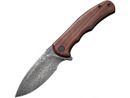 Civivi Mini Praxis Damascus Wood