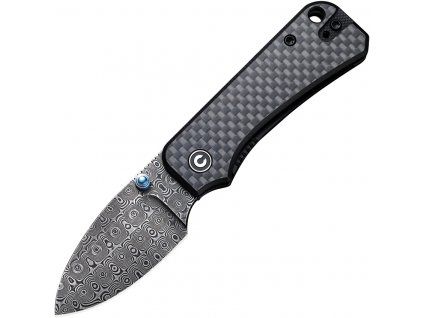 Civivi Baby Banter Damascus Carbon Fiber C19068S-DS1