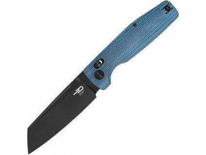 Bestech Knives Slasher Black Stonewash Blue Micarta KG56C2