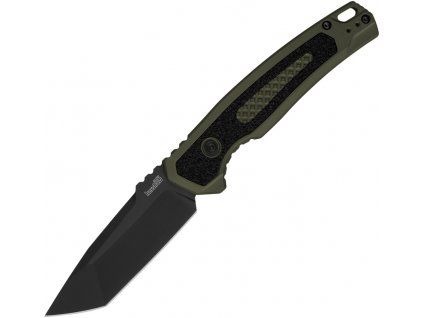 Kershaw Launch 16 Black Tanto Green Aluminum