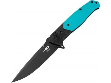 bestech knives swordfish buttonlock blackwash sandvik blue g10