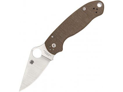 spyderco para 3 cpm cru wear brown micarta