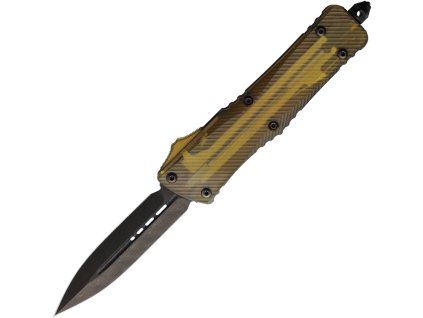 Microtech Auto Combat Troodon D/E Damascus OTF