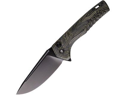 Tekto Knives F3 Charlie Black D2 Black G10/Green